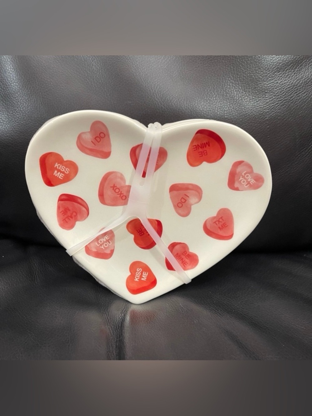 Heart Appetizer Plates (4) Maxcera Heart Appetizer Plates